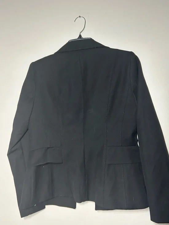 Classic Black Women's Blazer Jacket - Tailored Two-Button - Picture 8 of 8